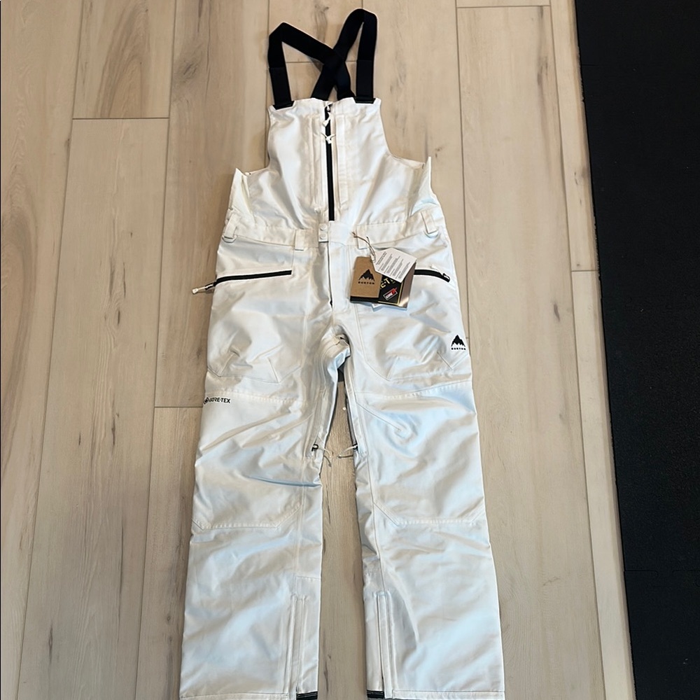 Burton White Snow Bib Overalls